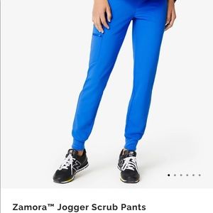 NWT Figs Zamora Joggers Royal Blue Size Sm/Tall
